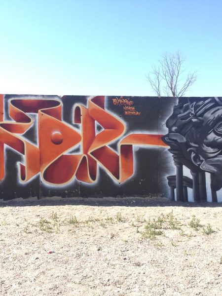 Piker & Rues graffiti birthday nohek